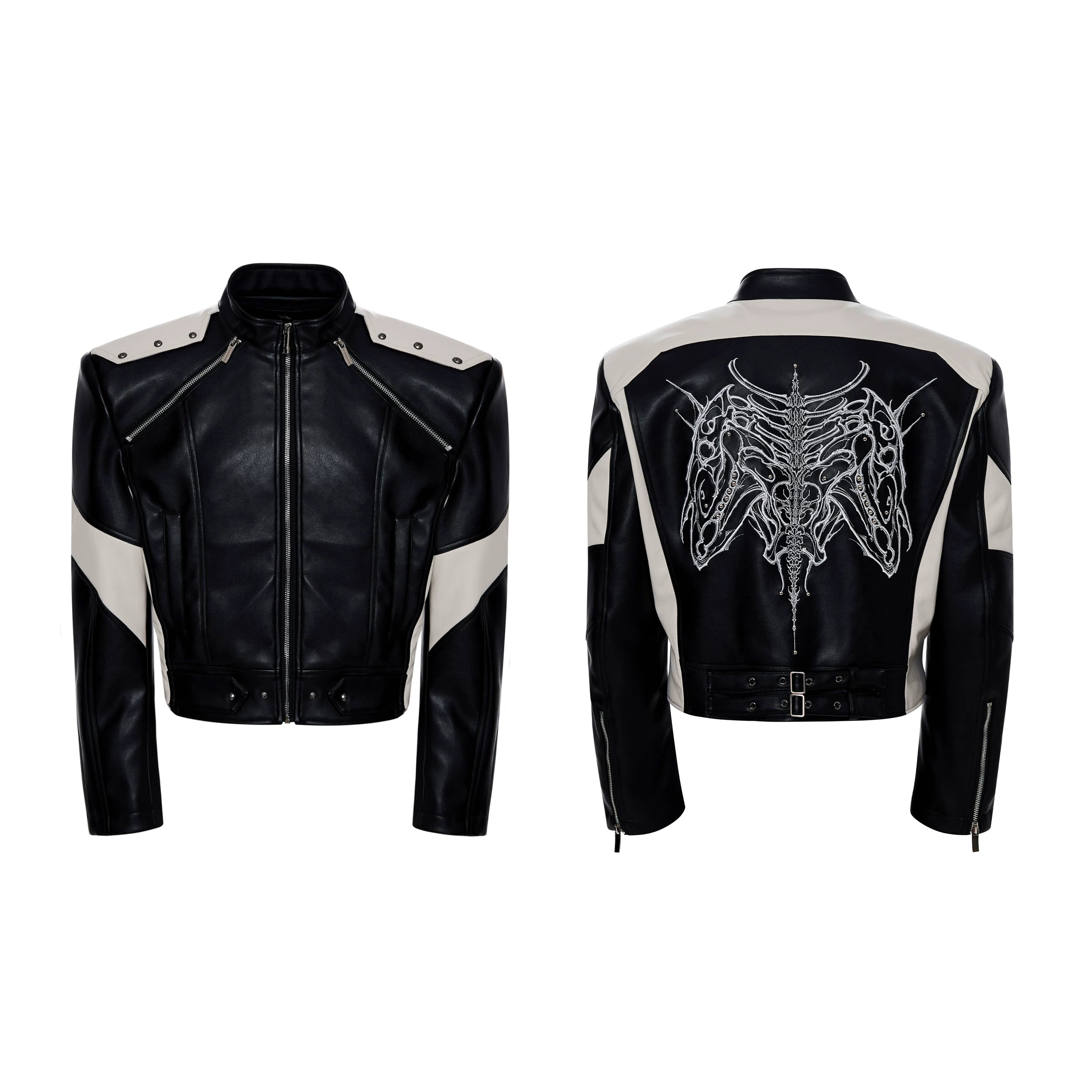 Seraph Spine Contrast Moto Jacket