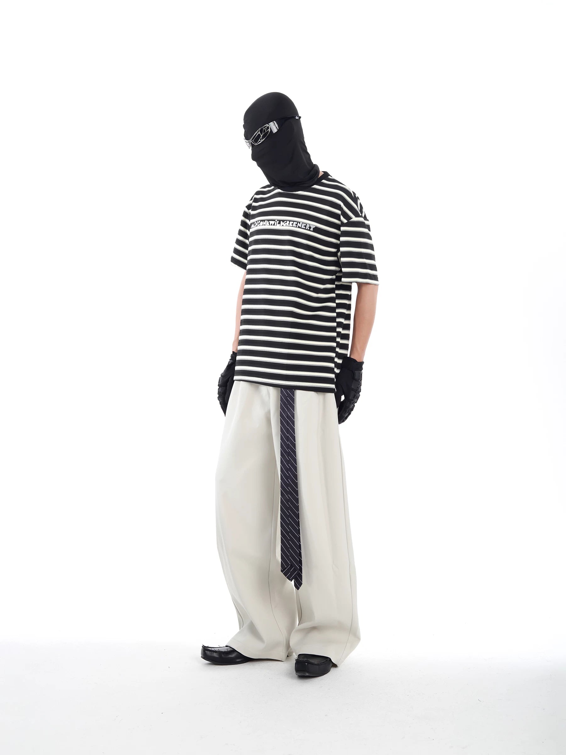 Static Signal Striped Tee