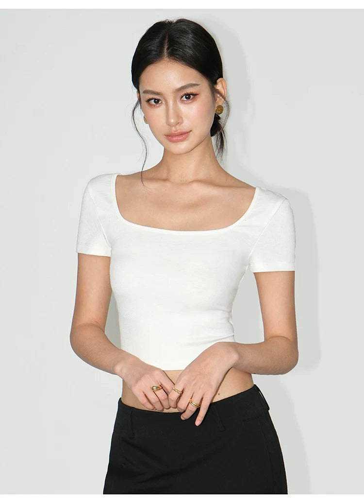 Gallery Square Essential Crop Tee