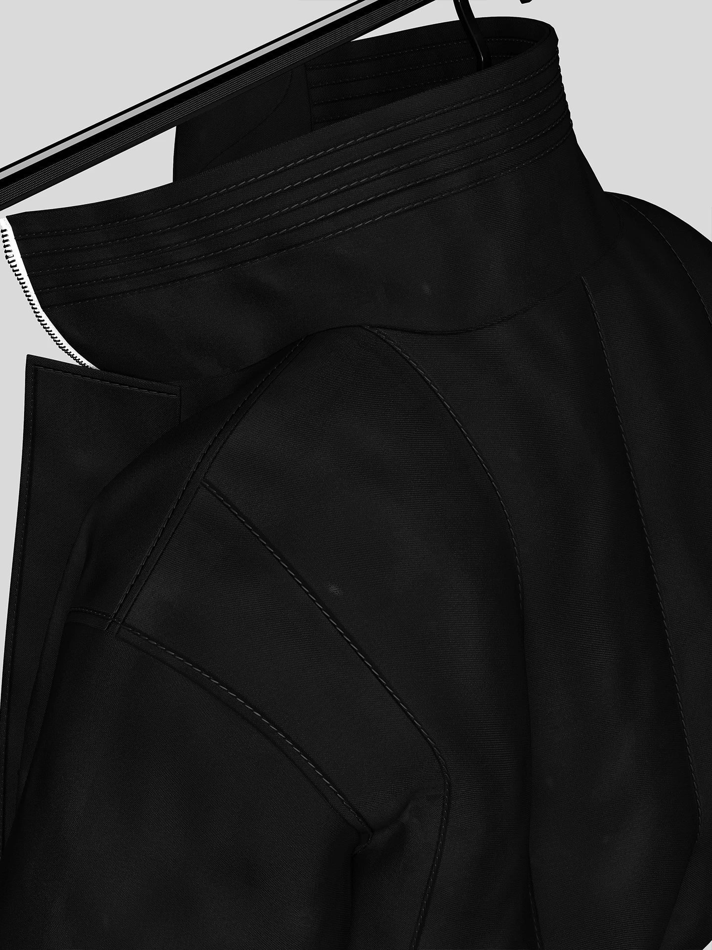 Ashfall Horizon Cropped Bomber Jacket