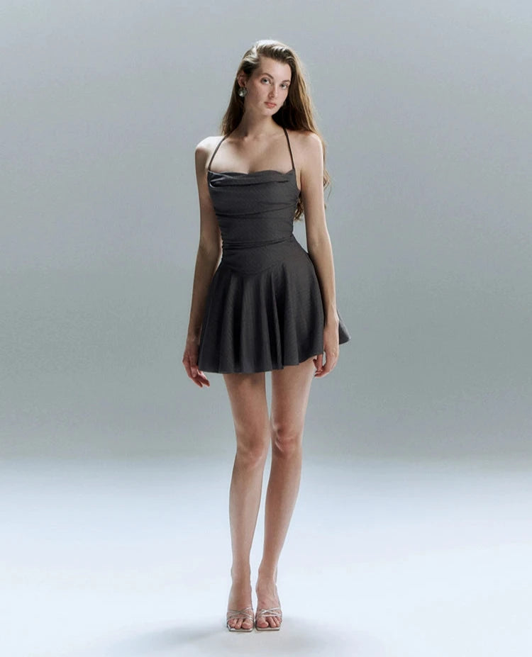 홀터 댄스 드레스