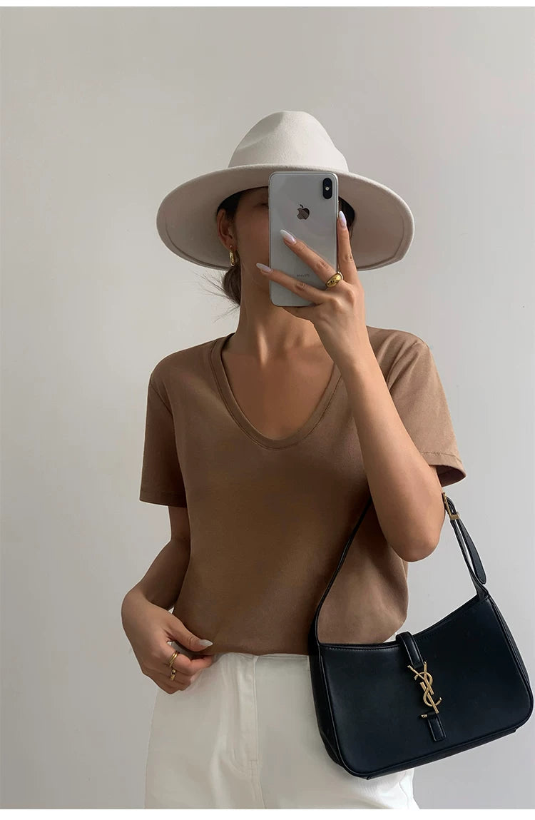 Coastal Muse Scoop-Neck Tee