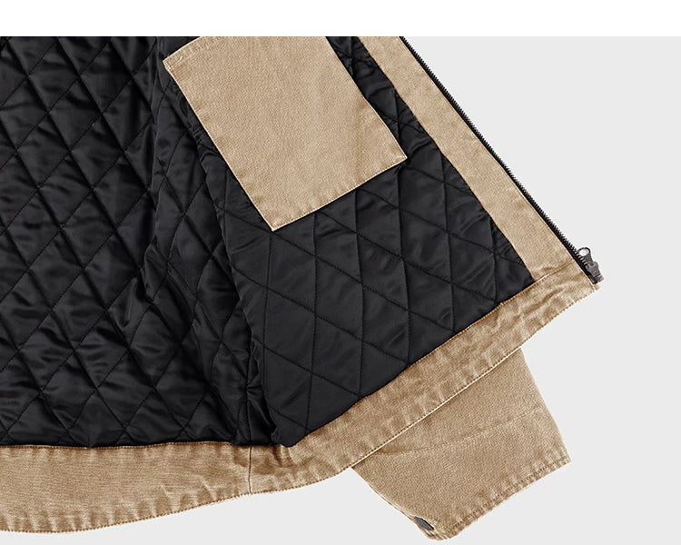 Two-Tone Quarry Collar Work Jacket