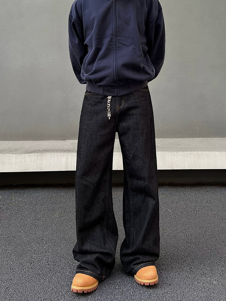 Raw Night Wide Jeans
