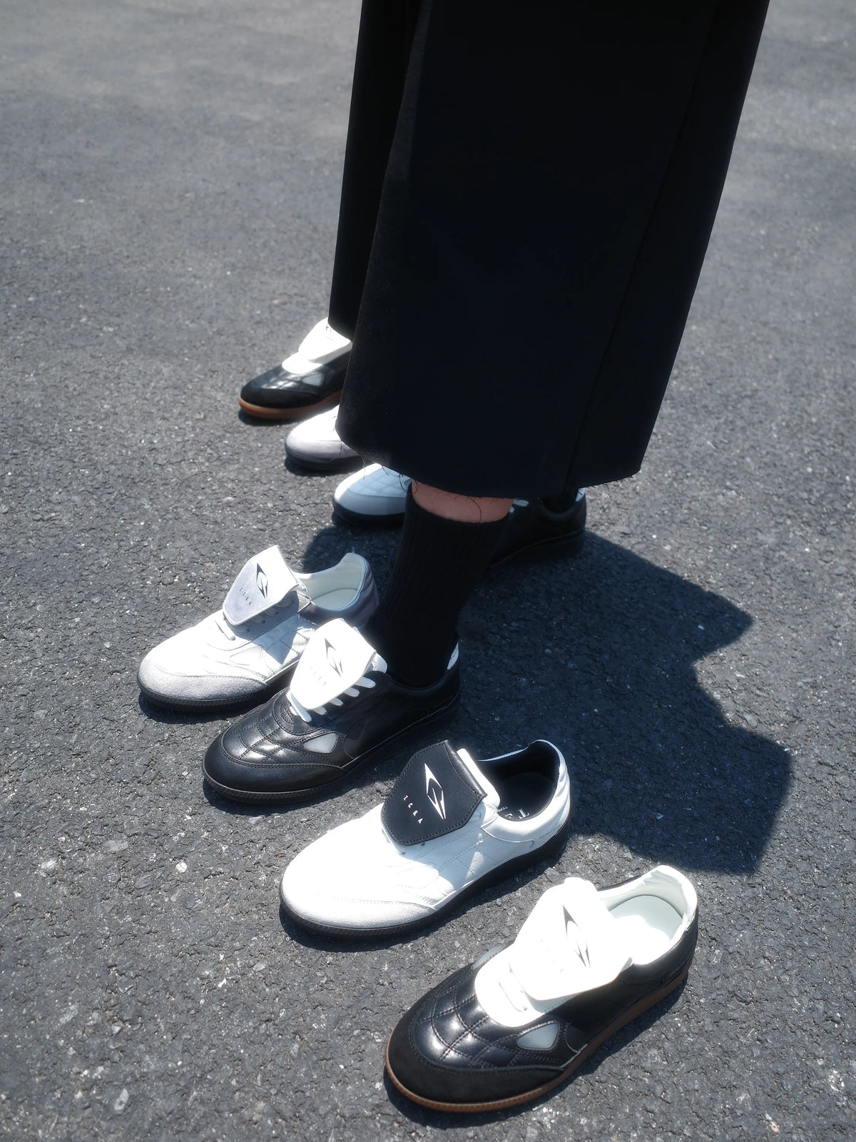 Ramble Retro Suede-Trim Sneakers