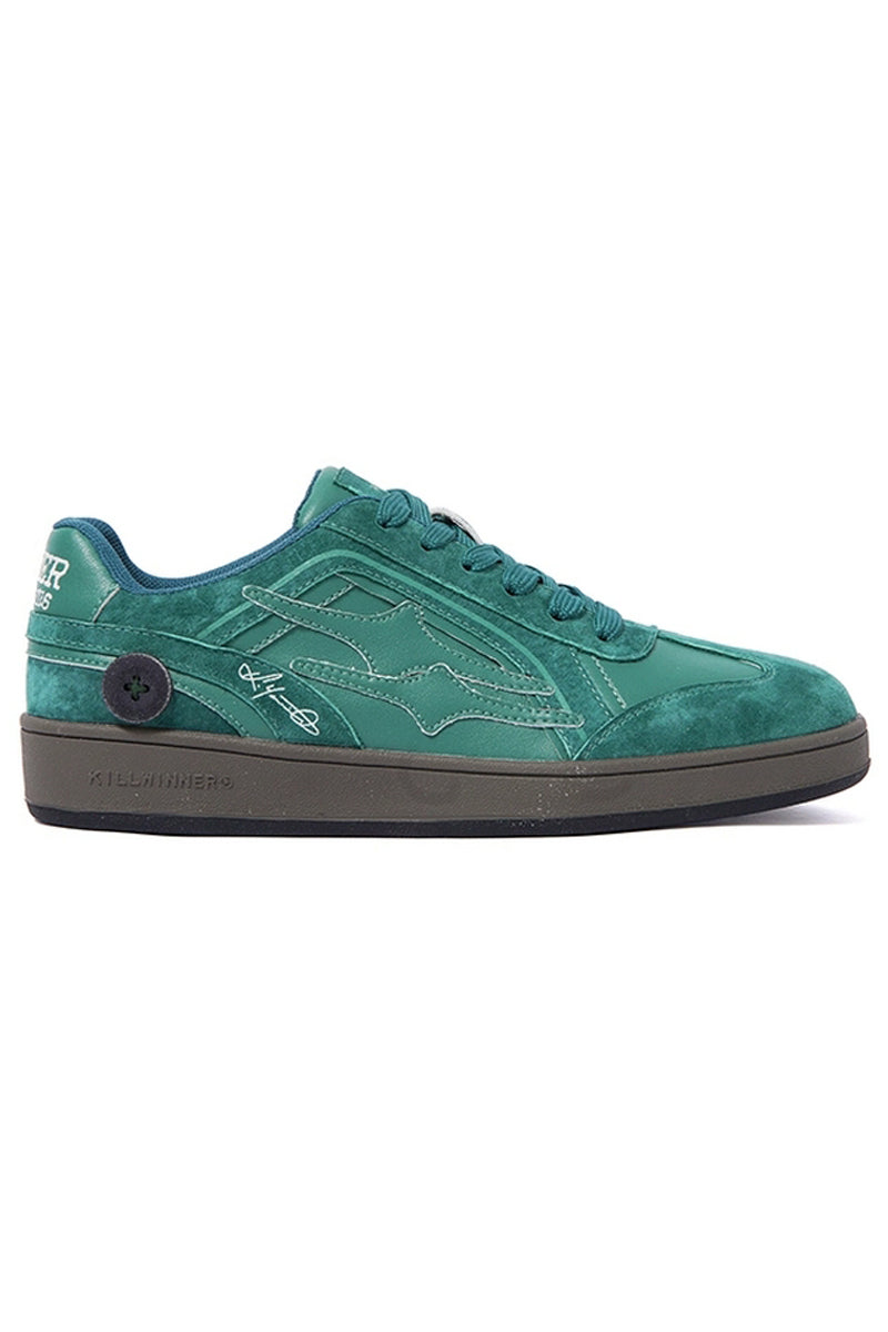 Suede Low-Top Sneakers Green