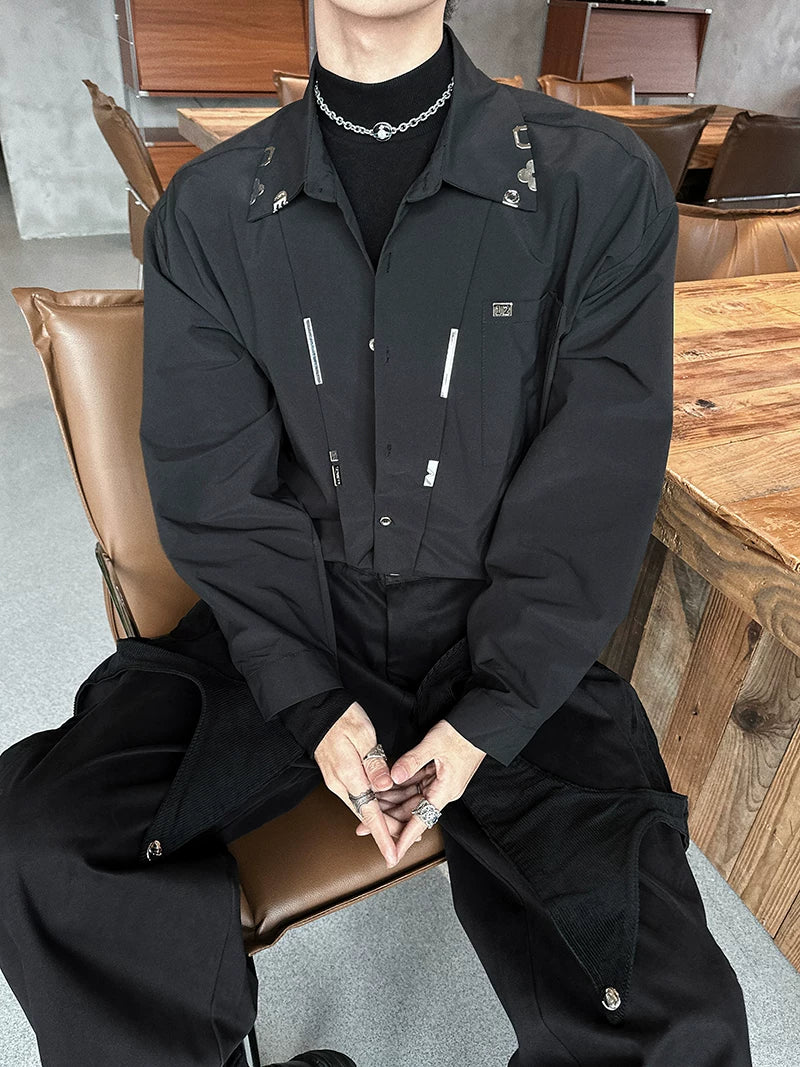 Circuit Sigil Spliced Poplin Shirt