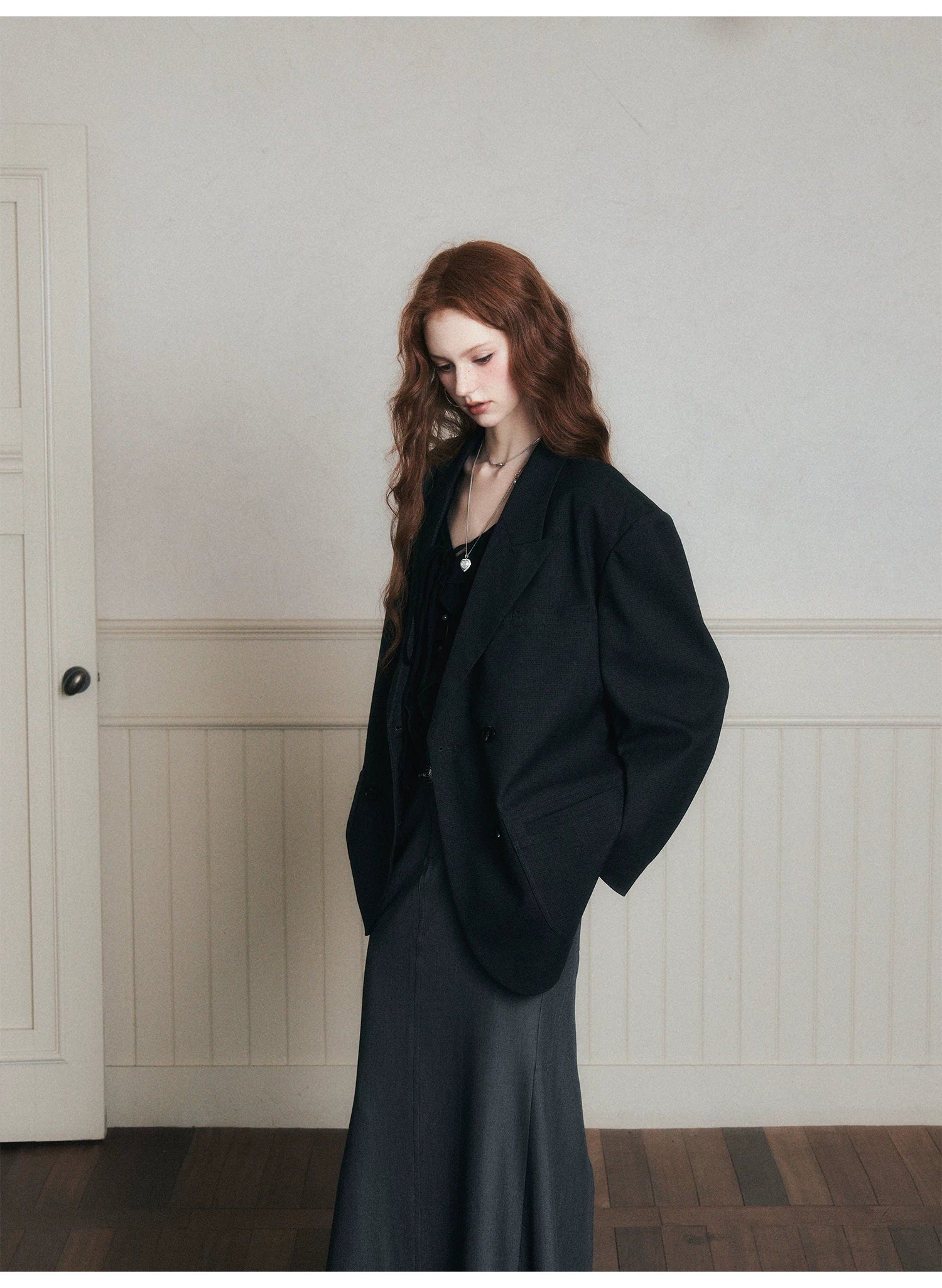 Urban Tailored Double‑Breasted Blazer