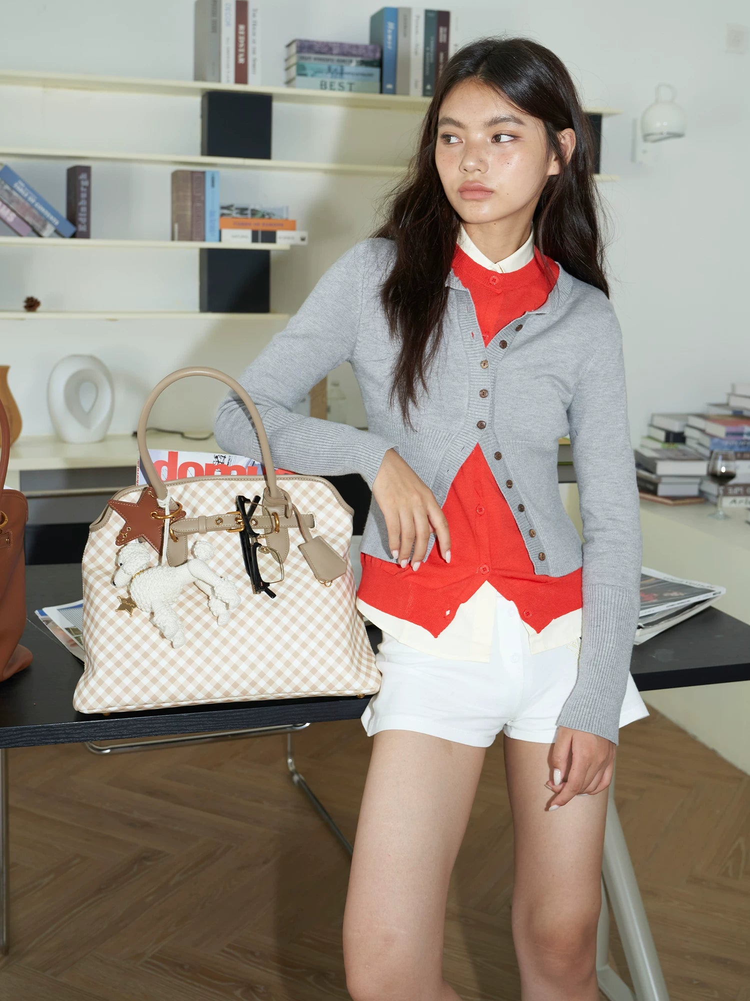 Oversized Structured Commuter Satchel - view 3