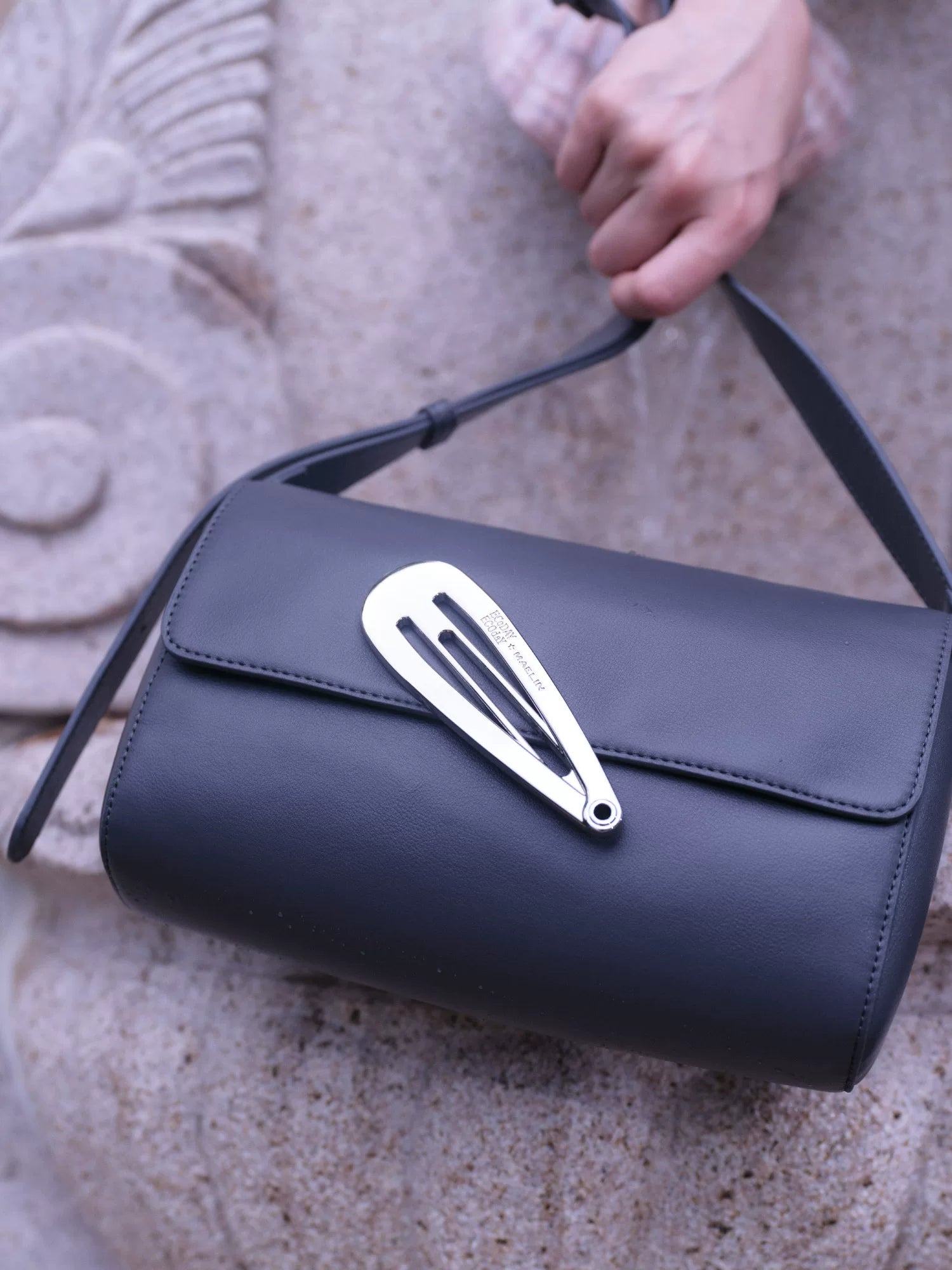 Sculptural Clip Flap Crossbody Bag - view 1
