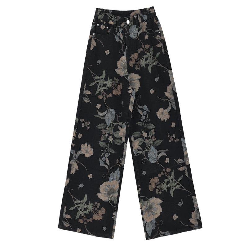 Breezy Bloom Delessed Wide Bein Jeans