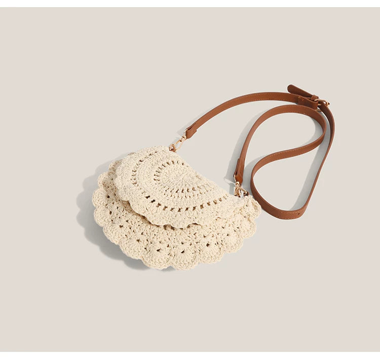 Crochet Scallop Crossbody
