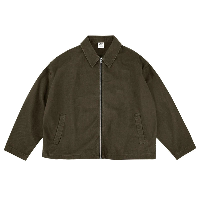 Urban Zip Canvas Boxy Jacket