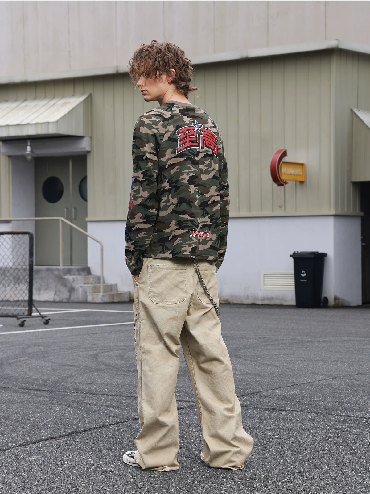 Starbound Camo Graphic Long Sleeve Tee