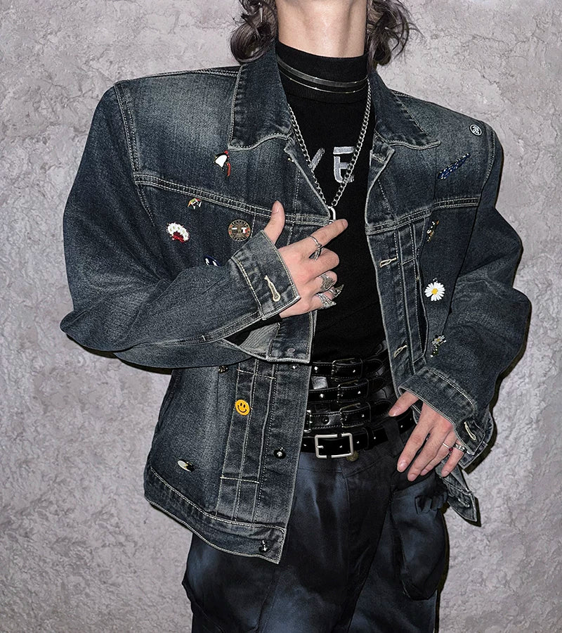 Charmstorm Pinned Relic Denim Jacket