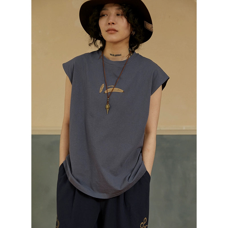 Octopusme TE-shirt sans manches minimaliste