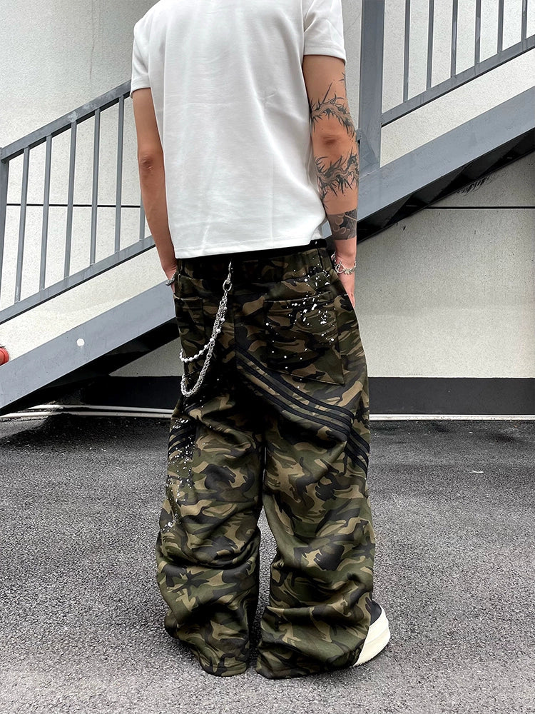Splatter Paint Camo Pants