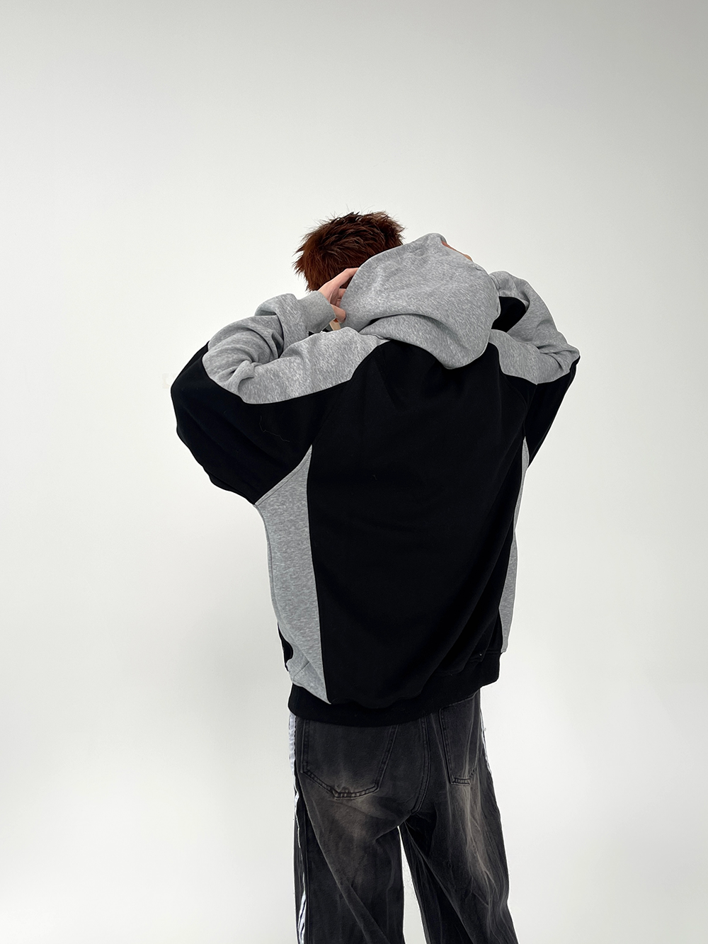 LocaPeople Panel Fleece Hoodie