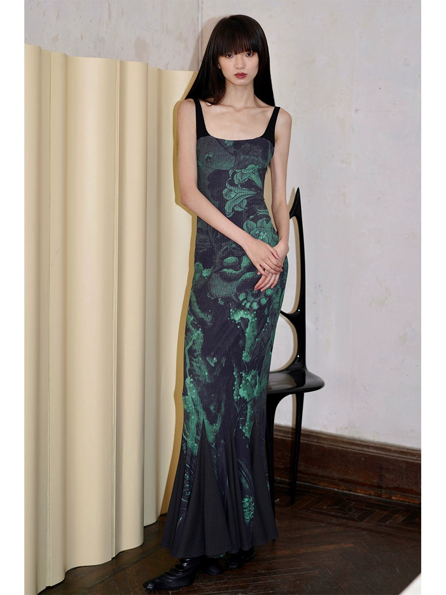 Midnight Bloom Maxi Dress - chiclara