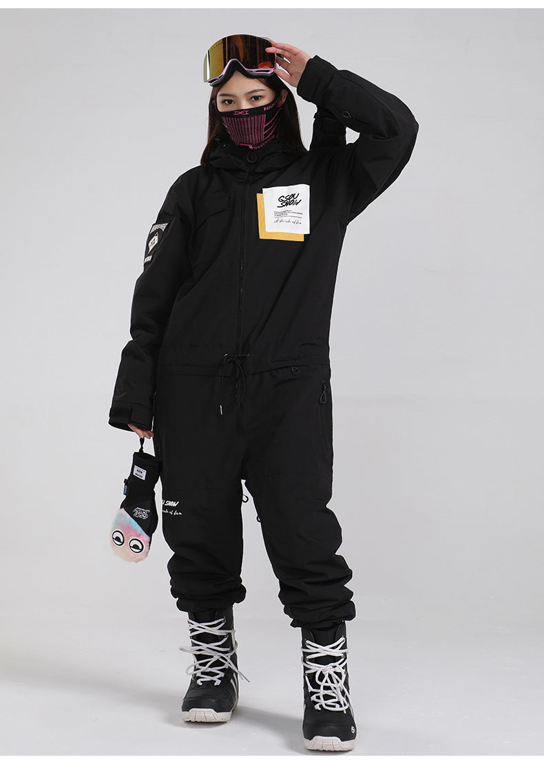 Workwear-Style Snowboard Boiler Suit