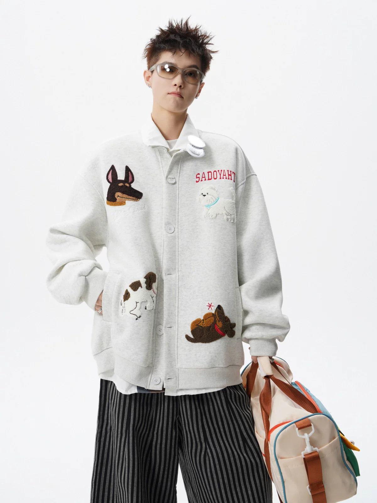 Puppy Parade Fleece Coach Jacket
