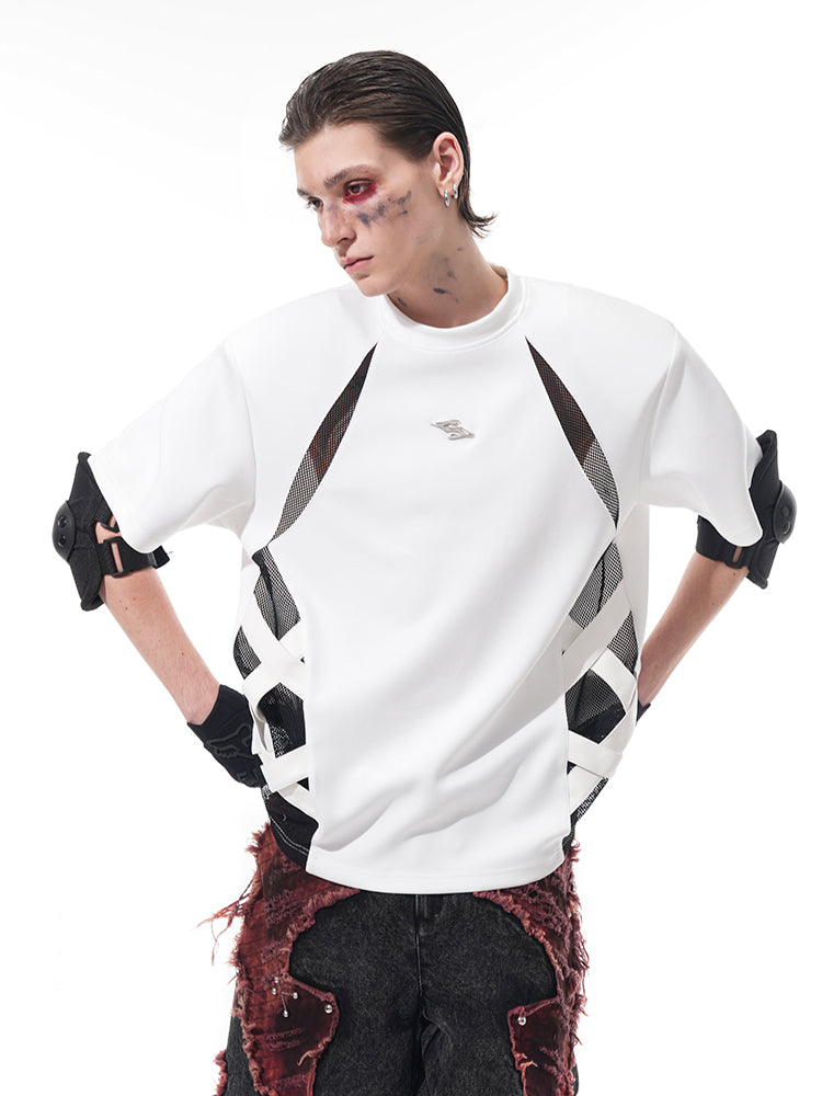 Mesh Panel Sport T-Shirt