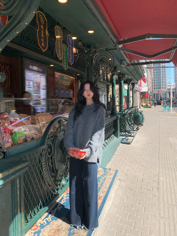 Plush Fuzzy Knit Sweater