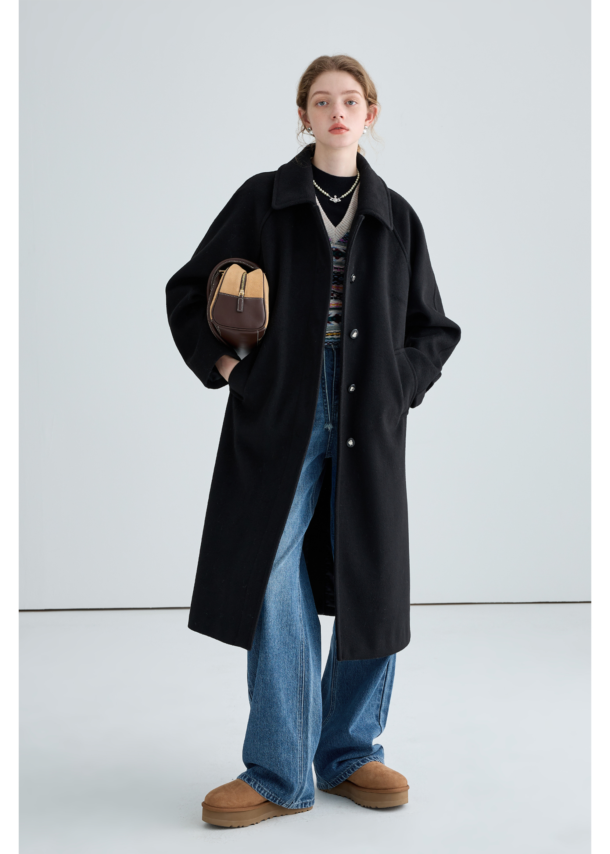 Winter Woolen Down Coat - chiclara