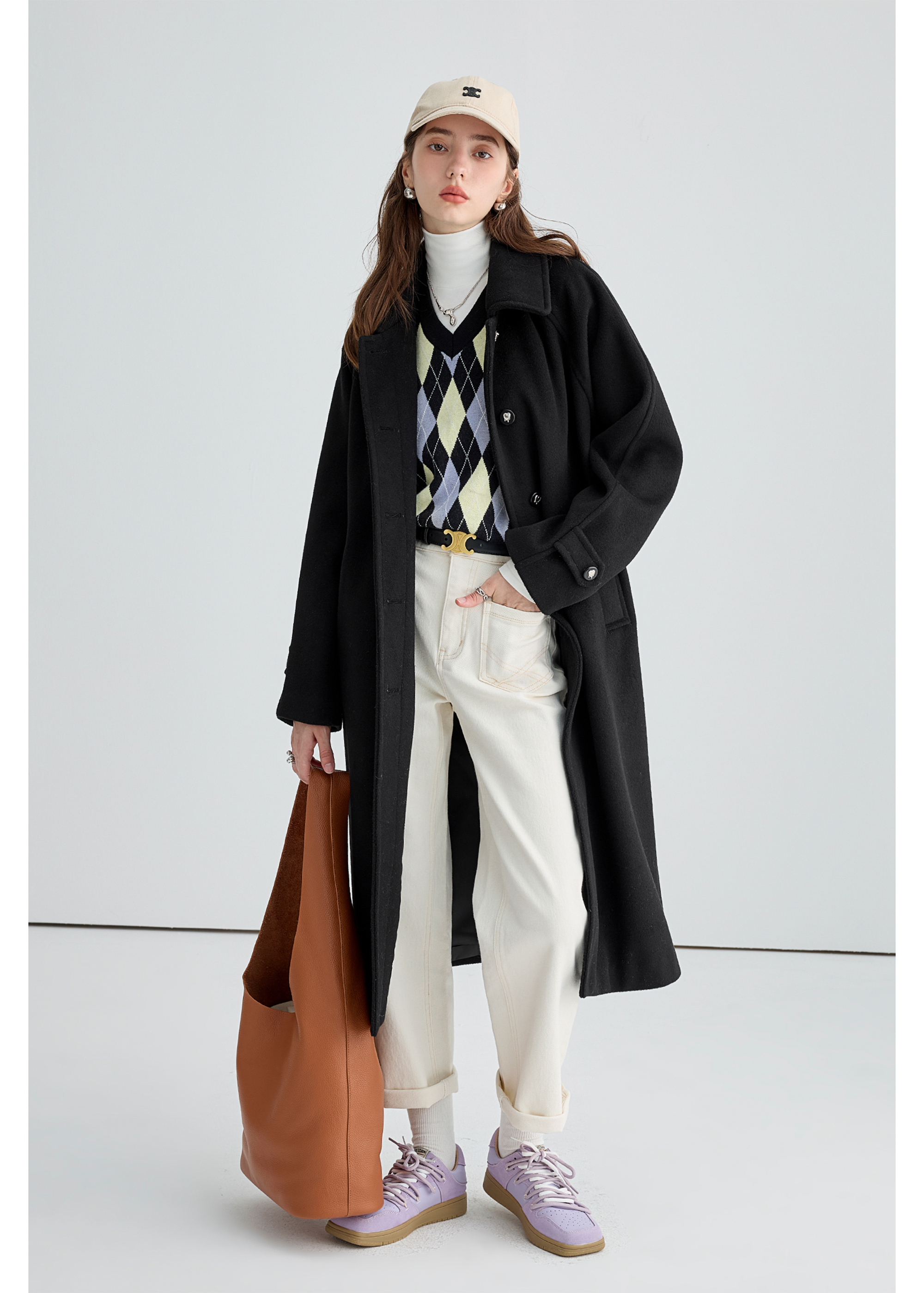 Winter Woolen Down Coat - chiclara