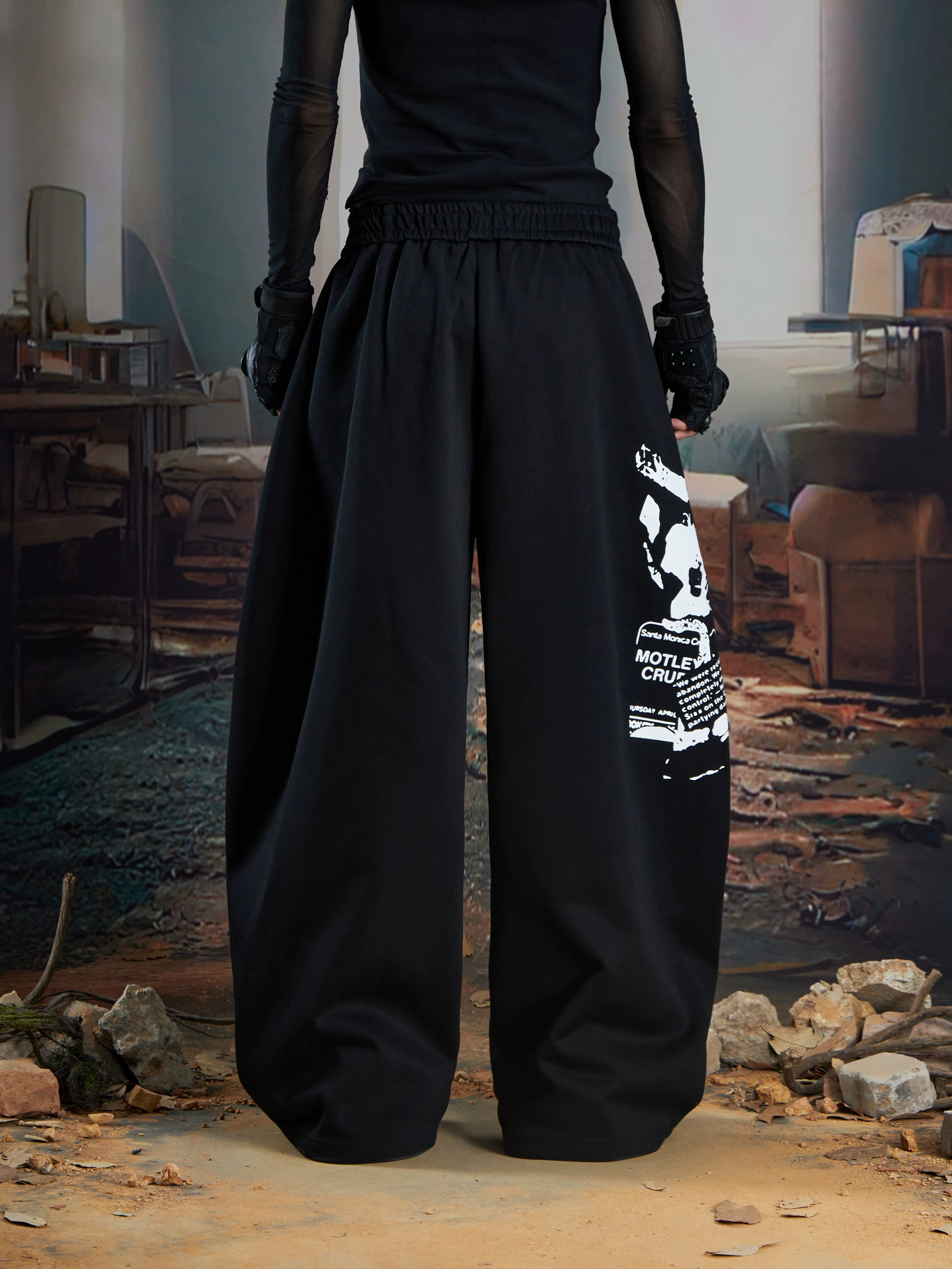 Manifest Verse Draped Panel Joggers