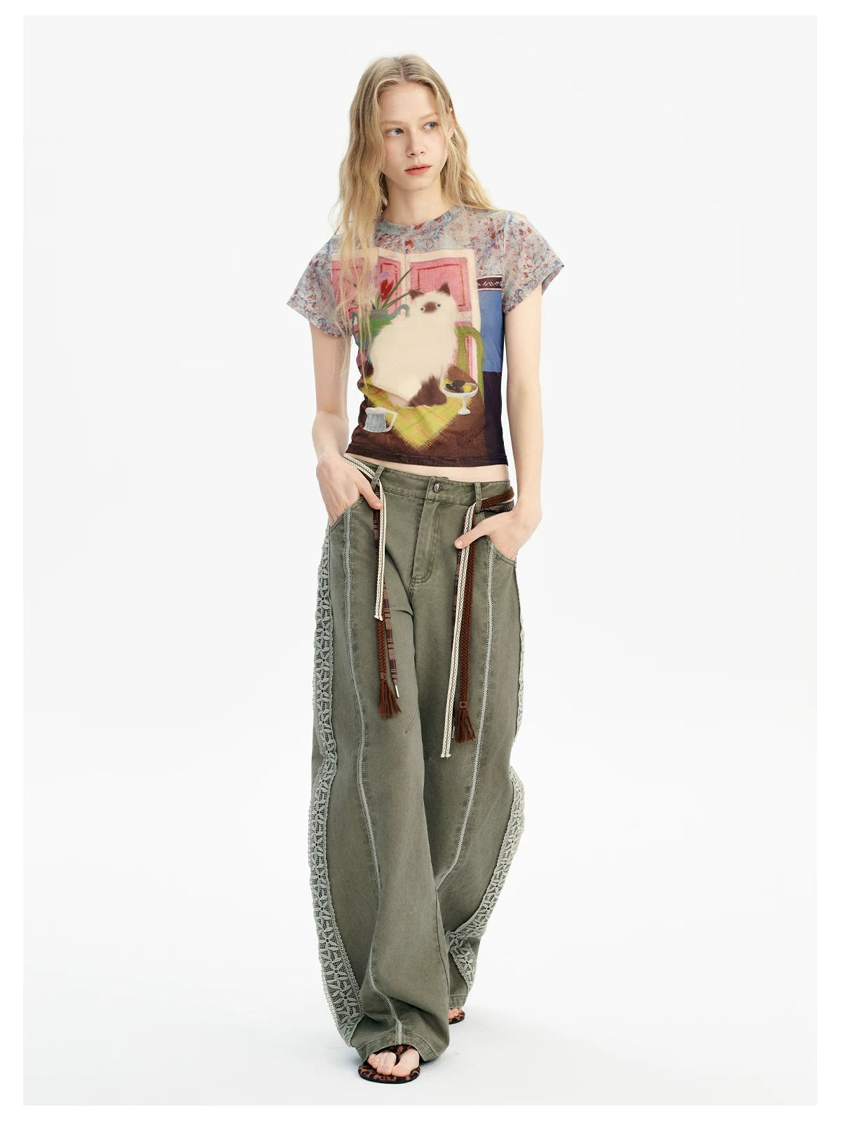 Gallery Cat Dreamscape Mesh Tee