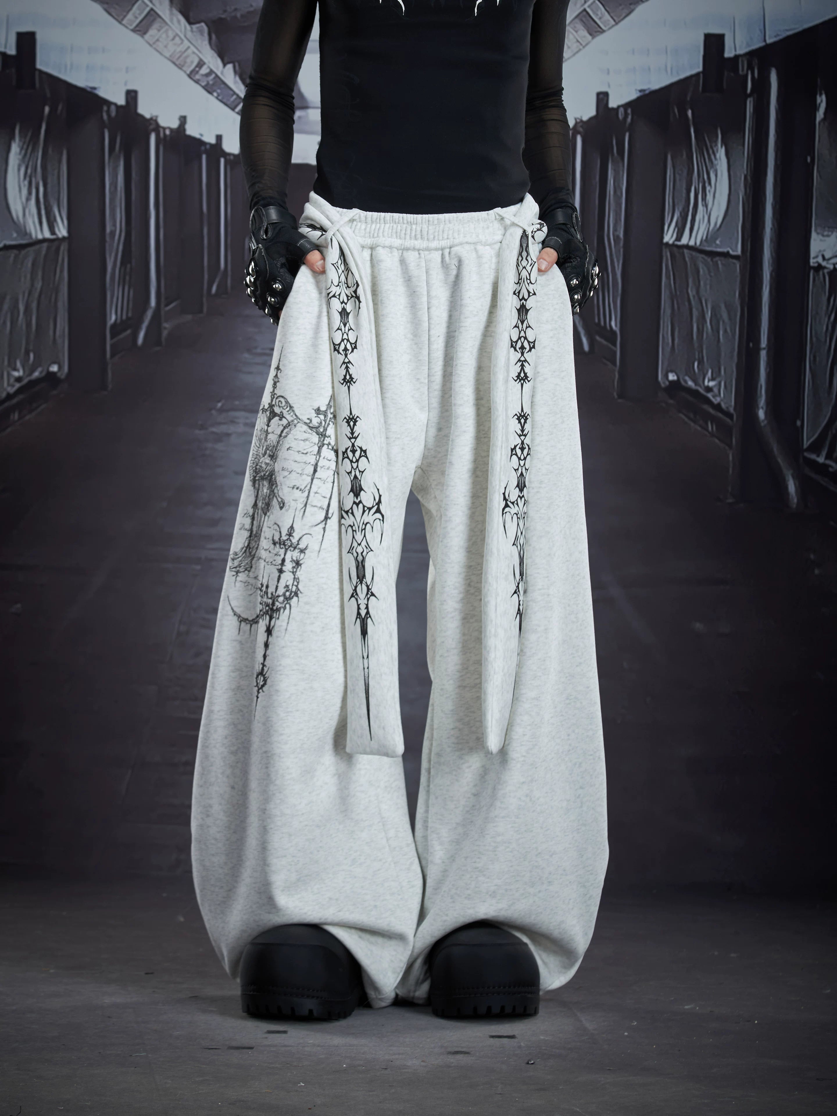 Nocturne Sigil Drape Cargo Pants