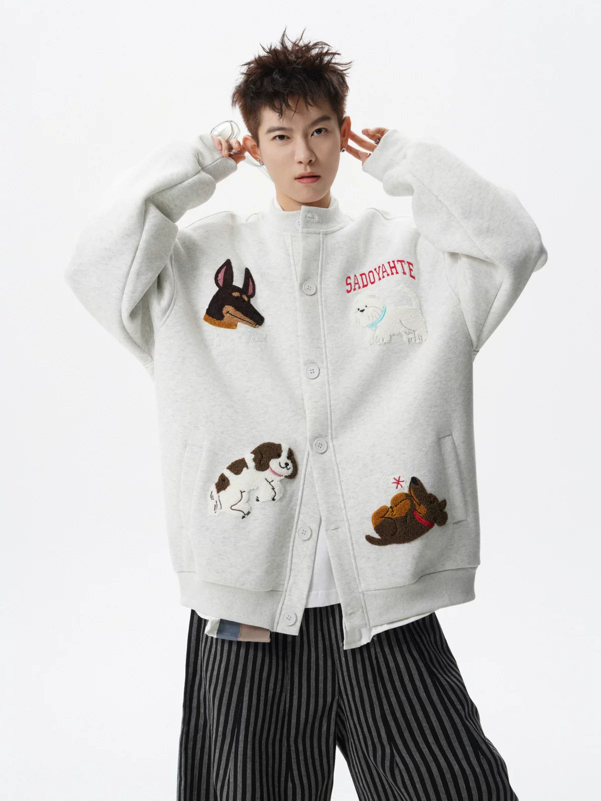 Puppy Parade Fleece Coach Jacket