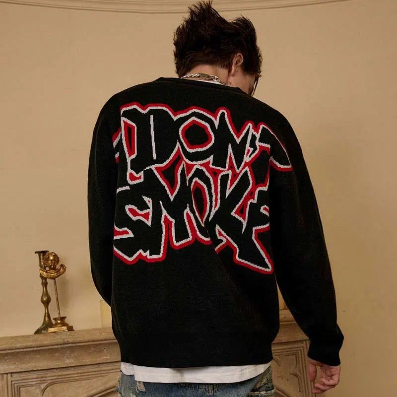 Game Font Logo Sweater - chiclara