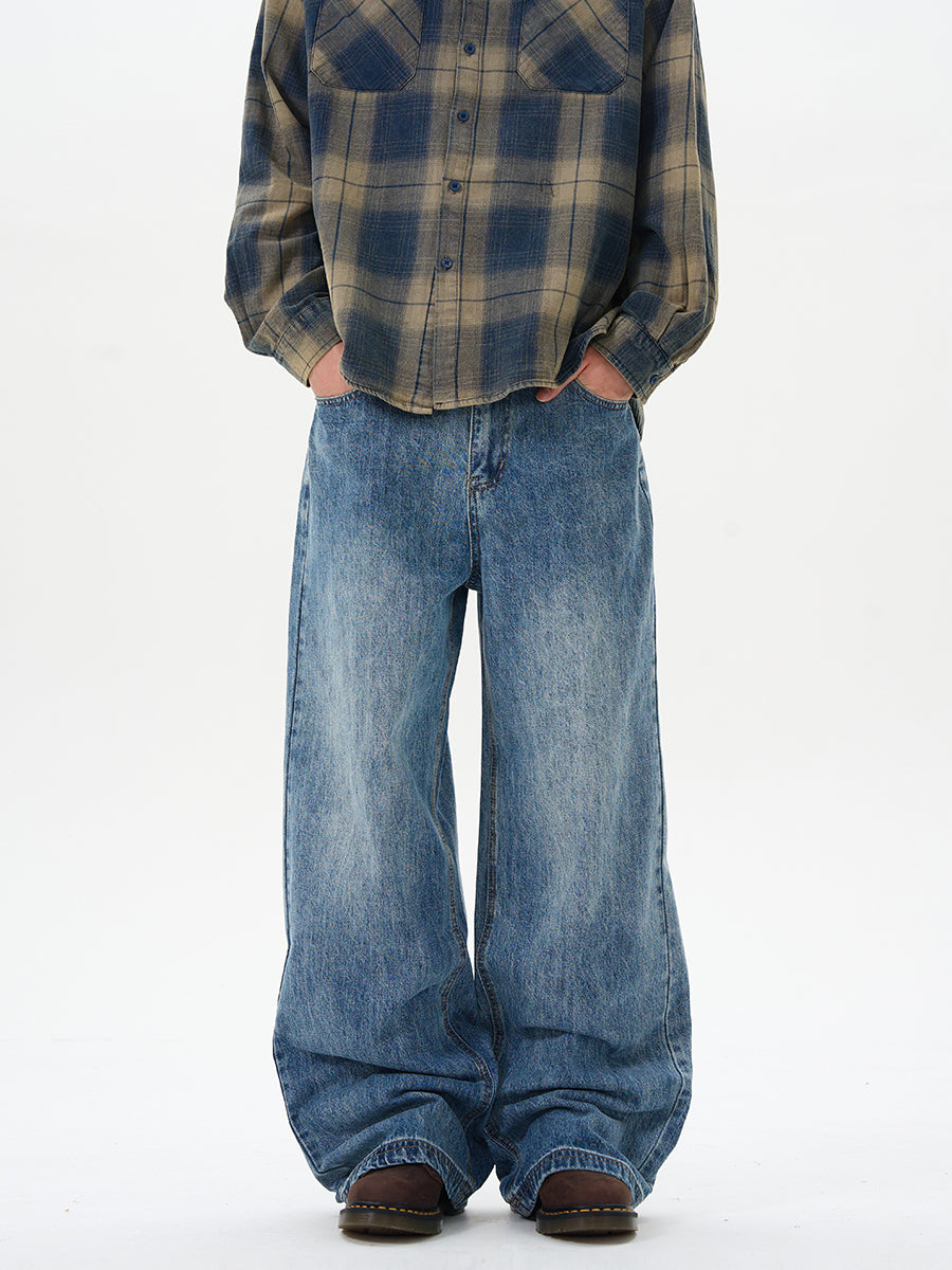 Vintage Wide Leg Baggy Jeans
