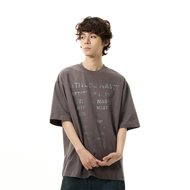 Attitude Nasty Graphic Oversized T-Shirt