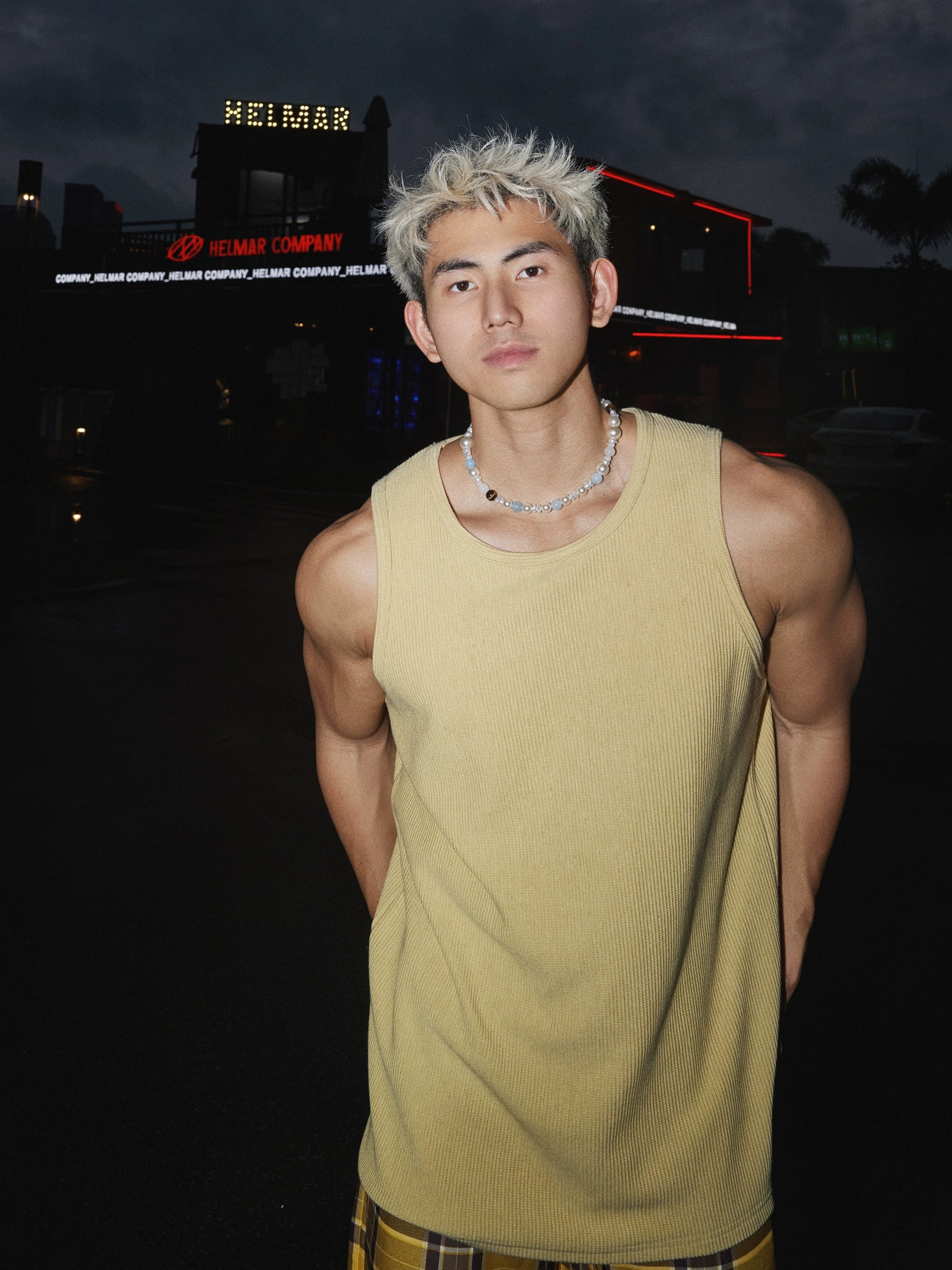 Textured Ribbed Tank Top