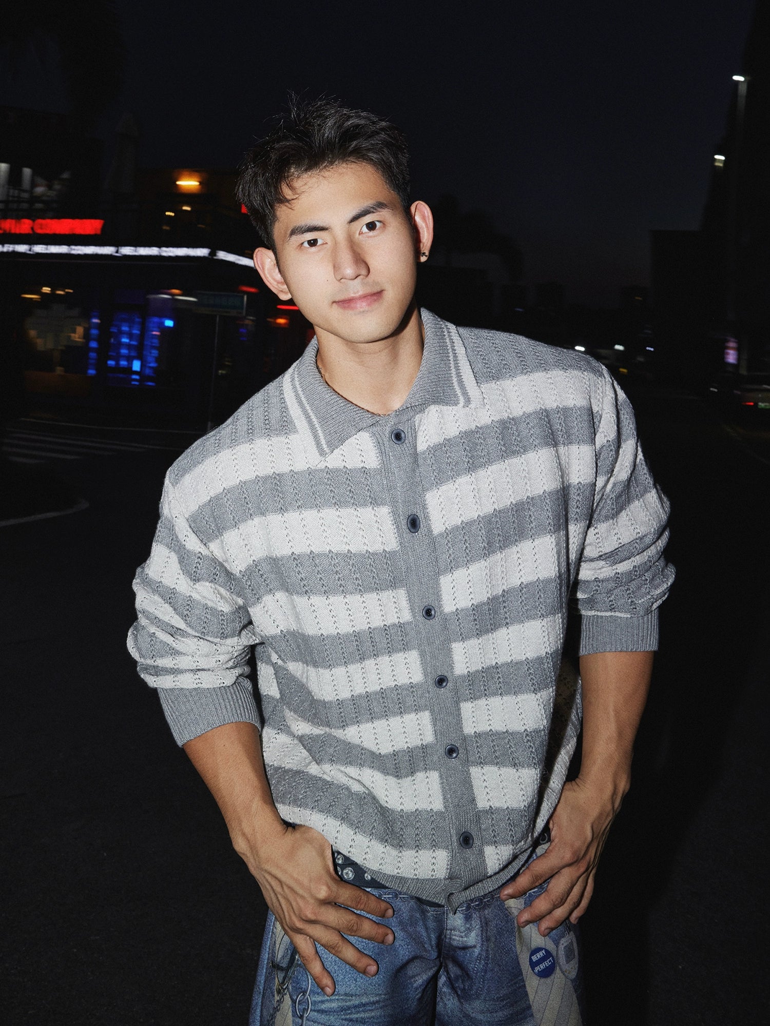 Breeze Striped Cardigan