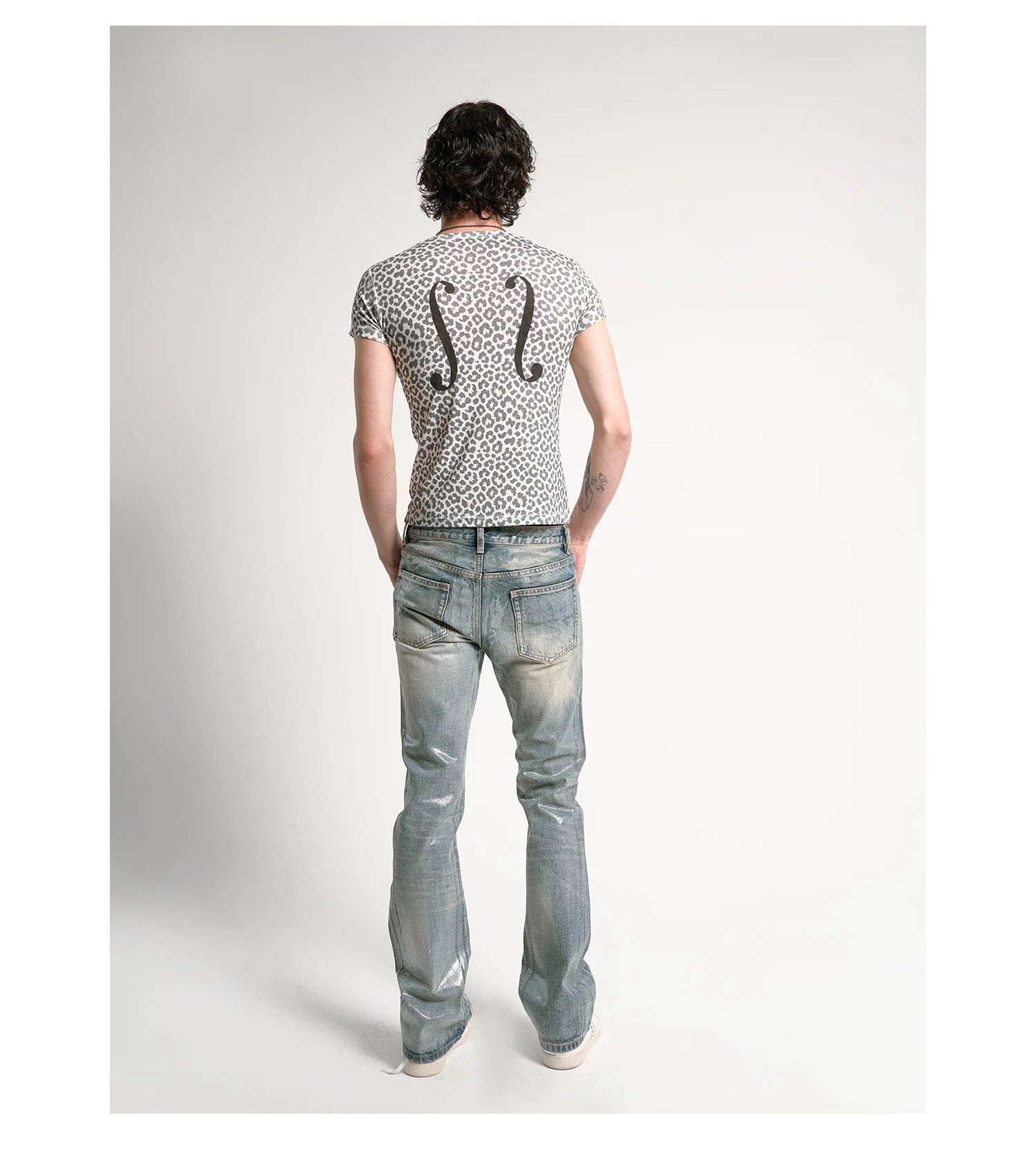 Ice Fade Vintage Wash Straight Jeans