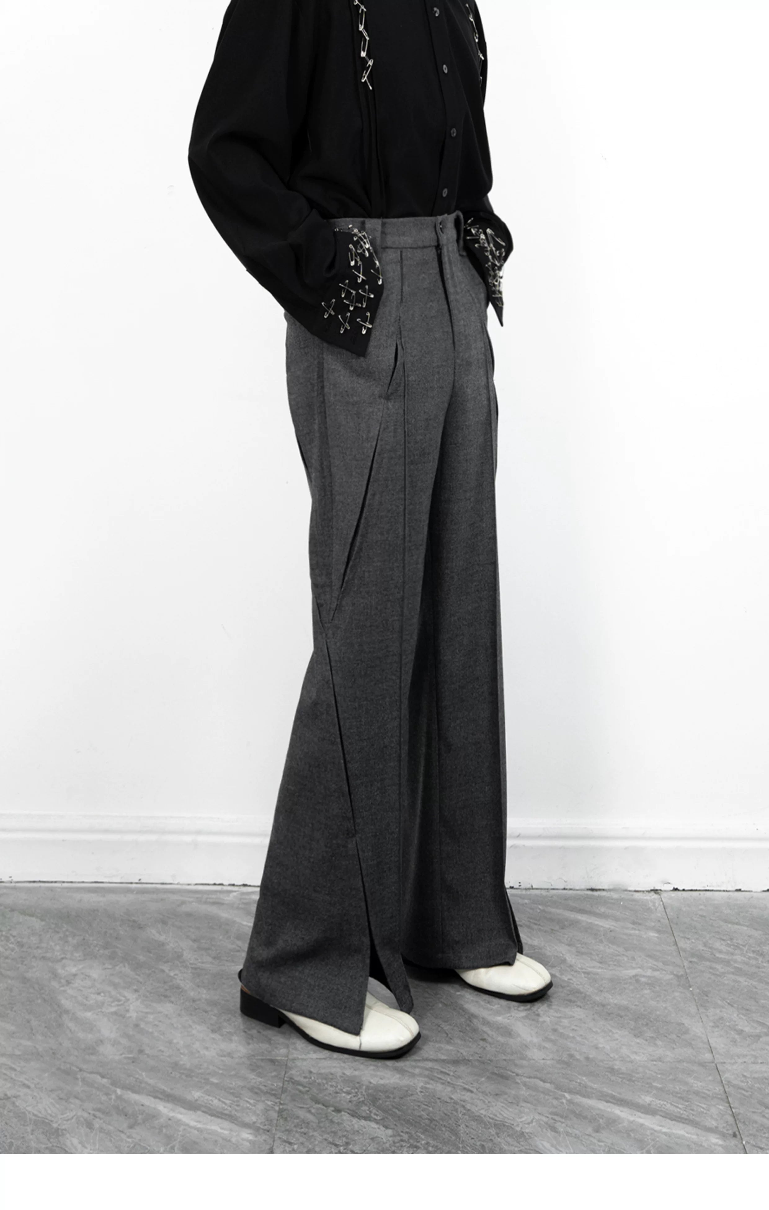 Rift Front‑Split Trousers