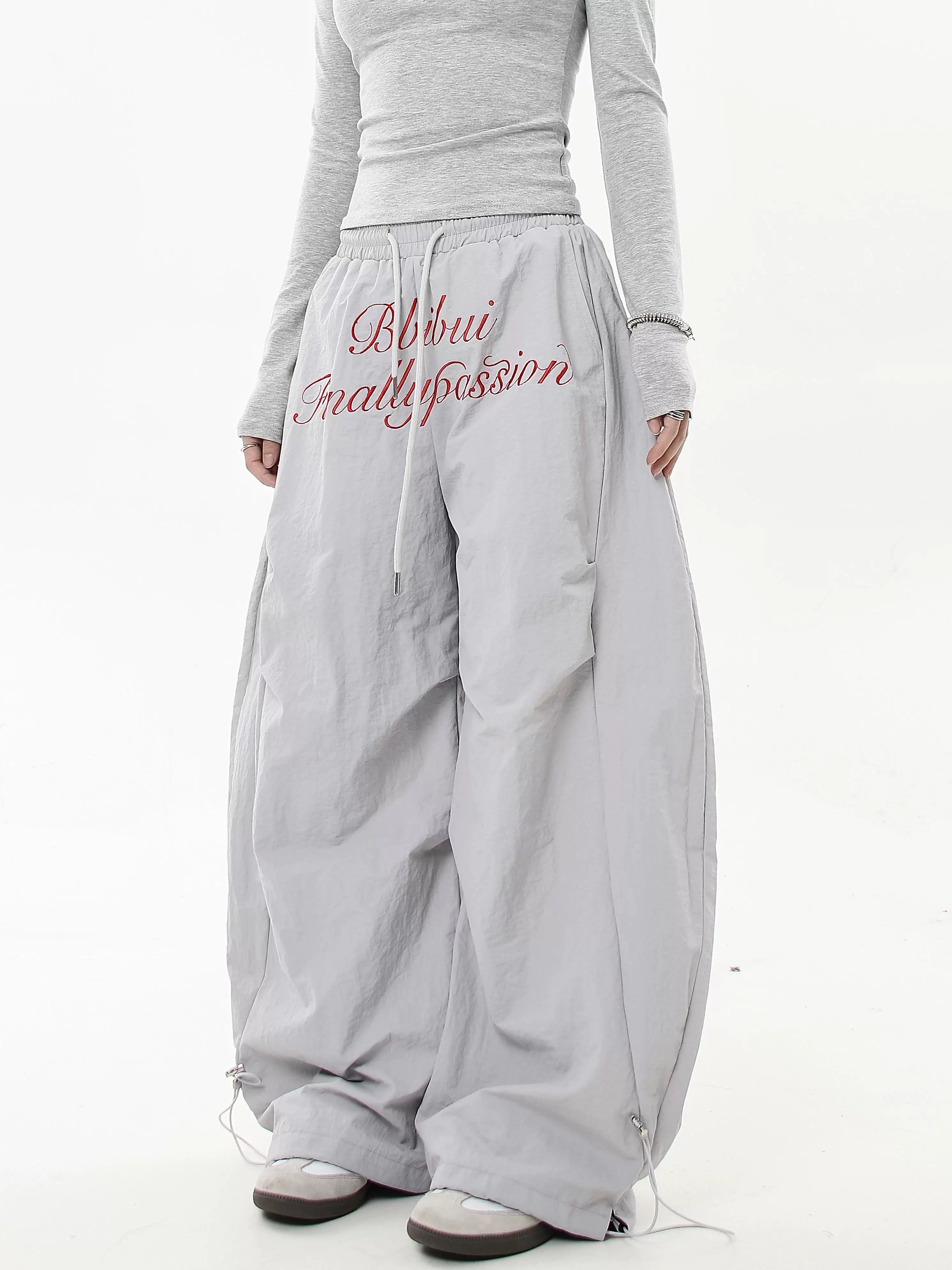 Scripted Devotion Parachute Pants