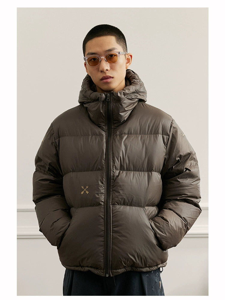 Retro Hooded Puffer Jacket
