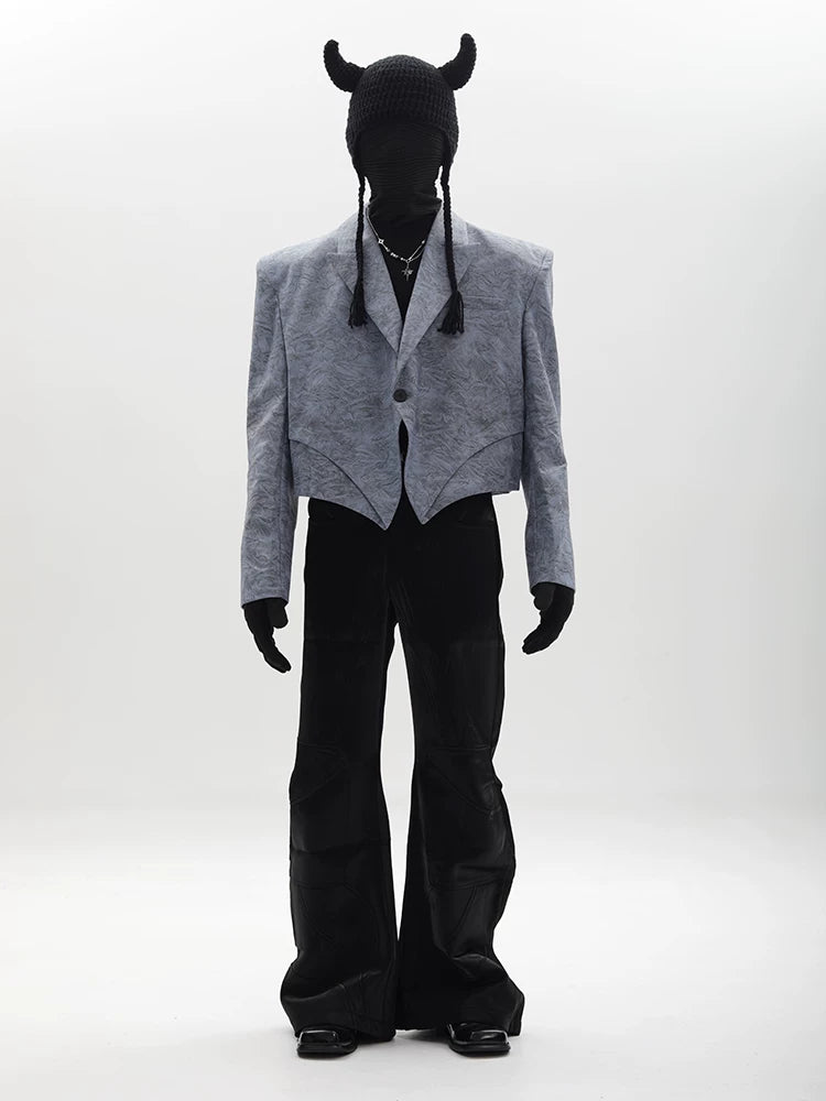 Veil Asymmetric Cropped Blazer