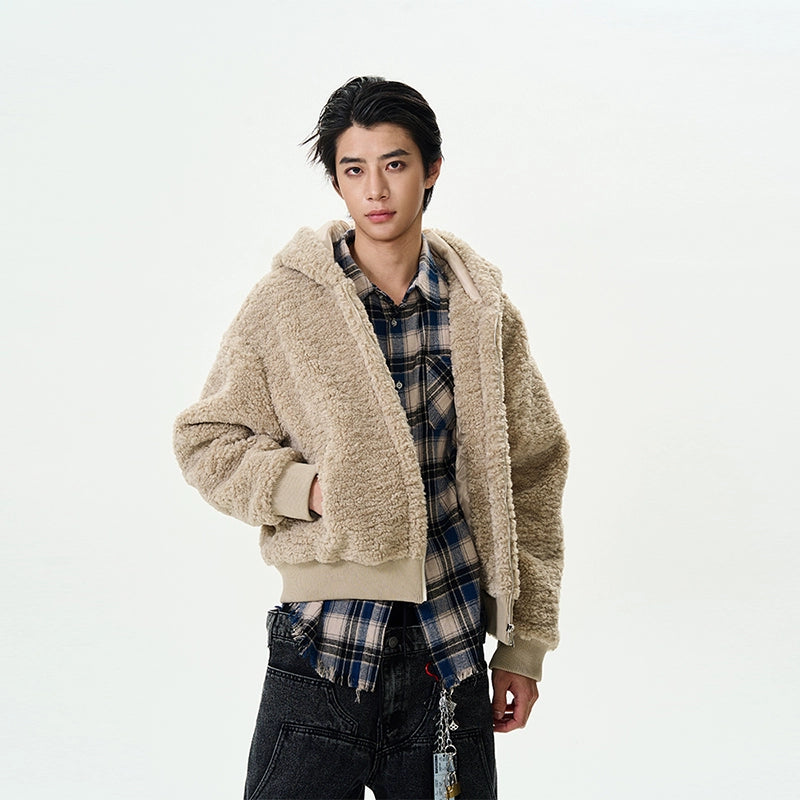 Alpine Fleece Hooded Bomber