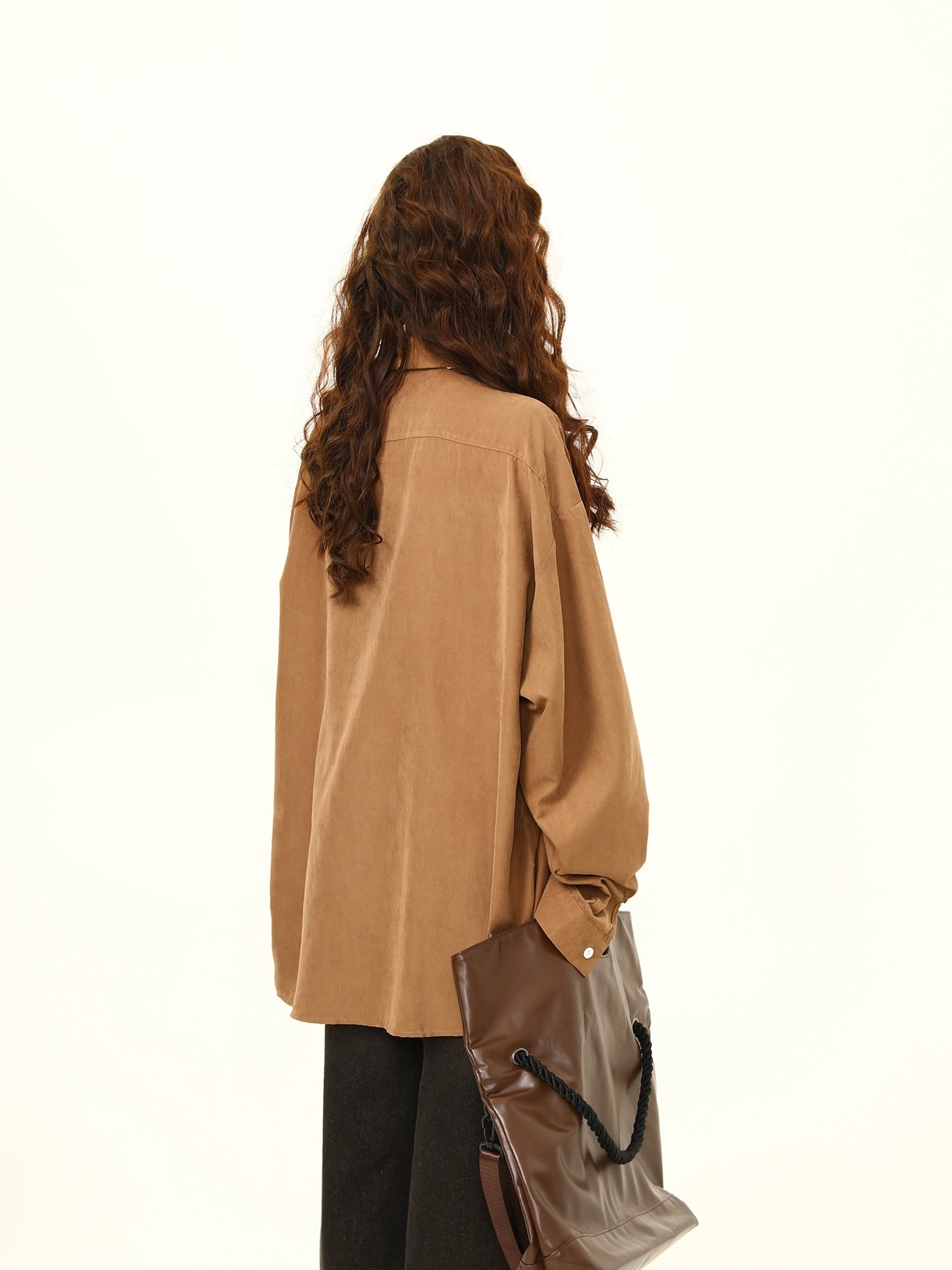 Oversized Shirt with Matching Tie