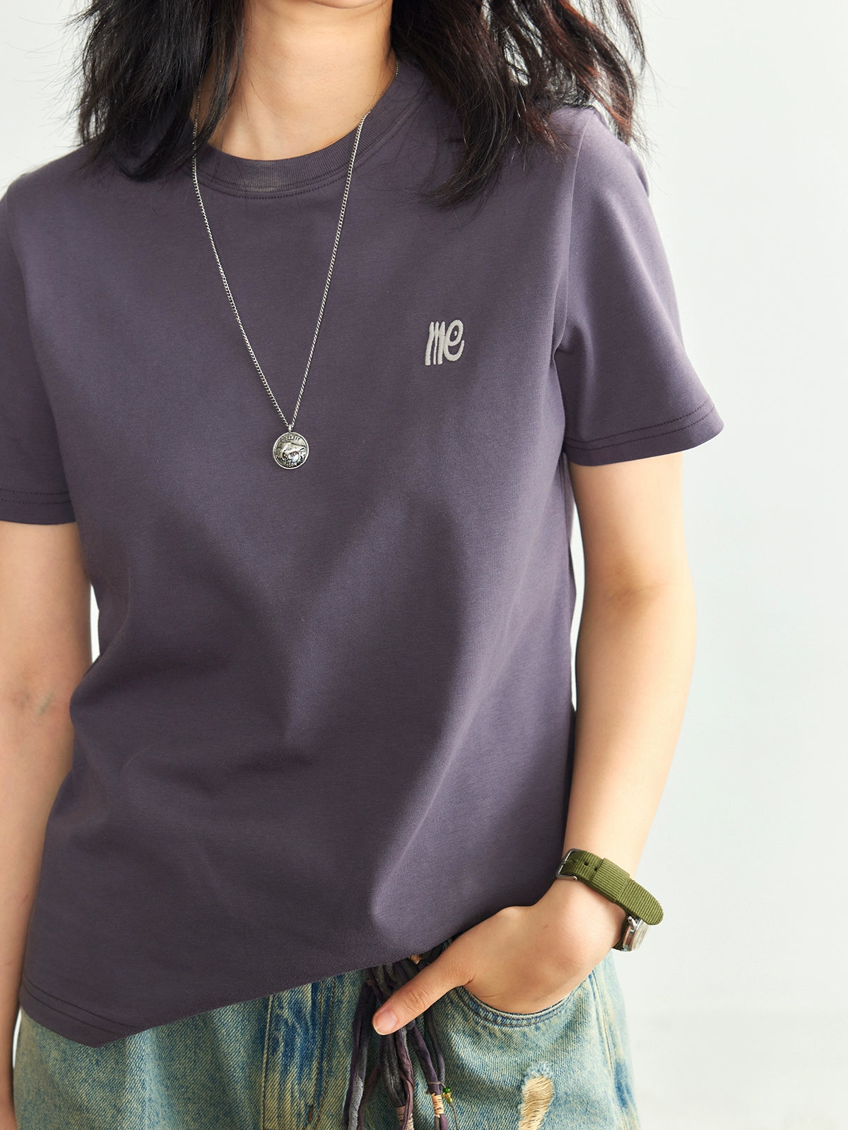 Octopusme T-shirt de logo minimaliste