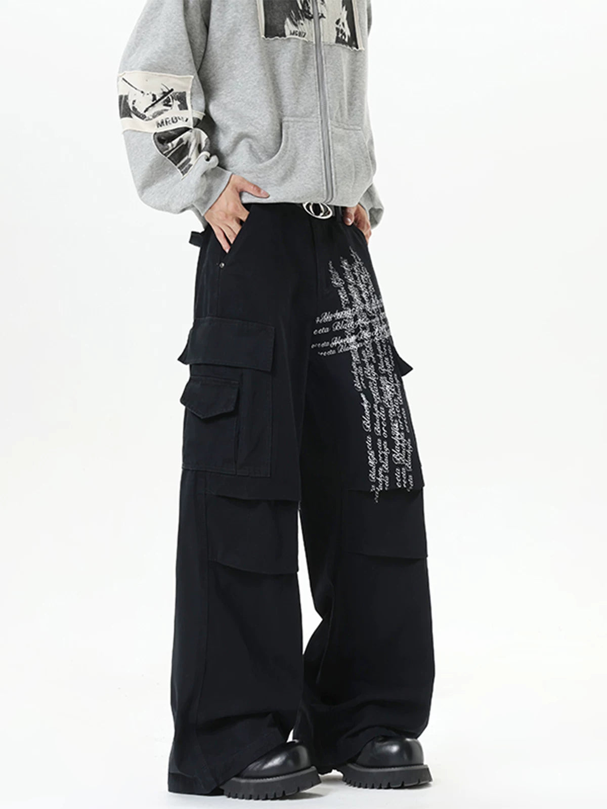 Inkstream Script Cargo Pants