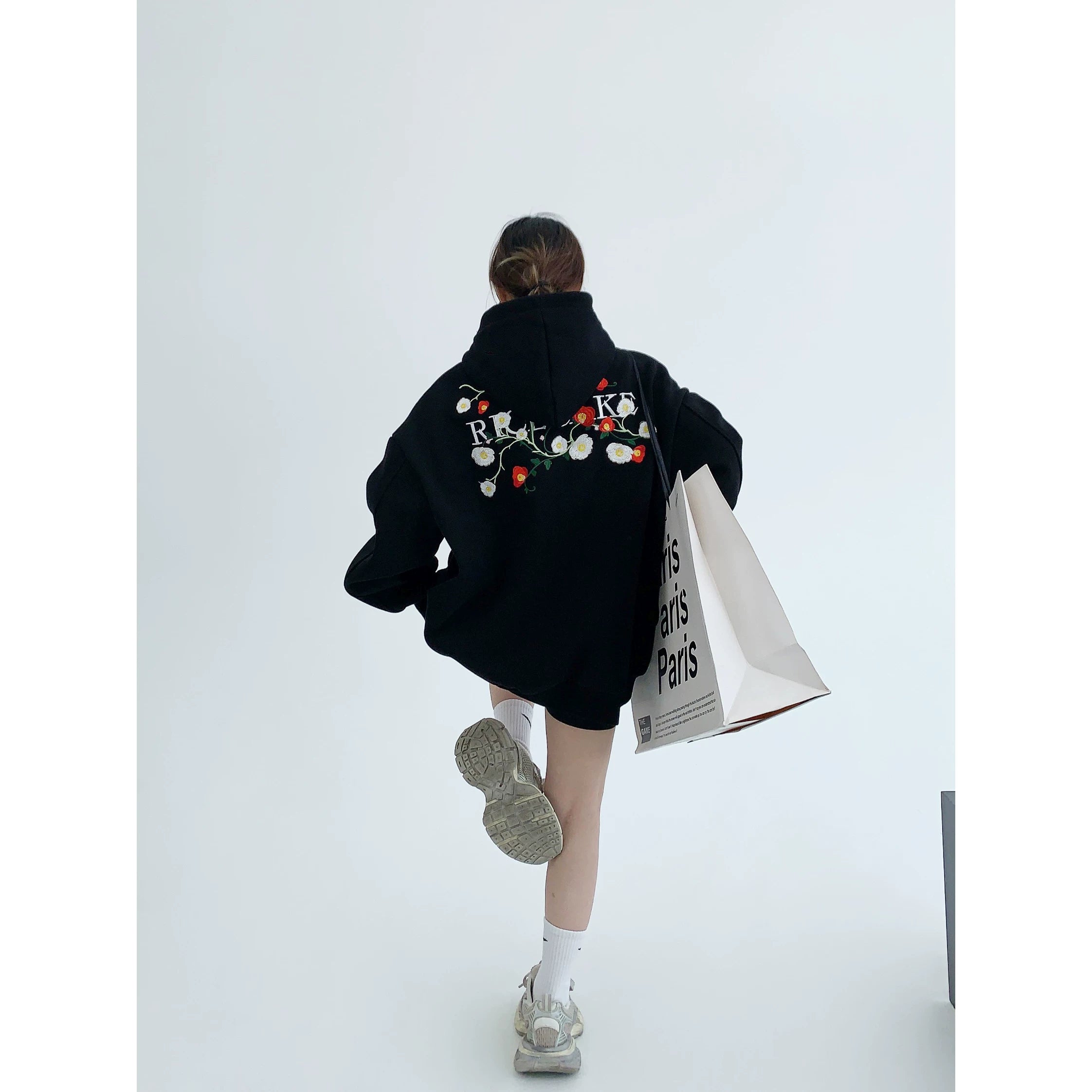 Charcoal Blossom Backstage Hoodie