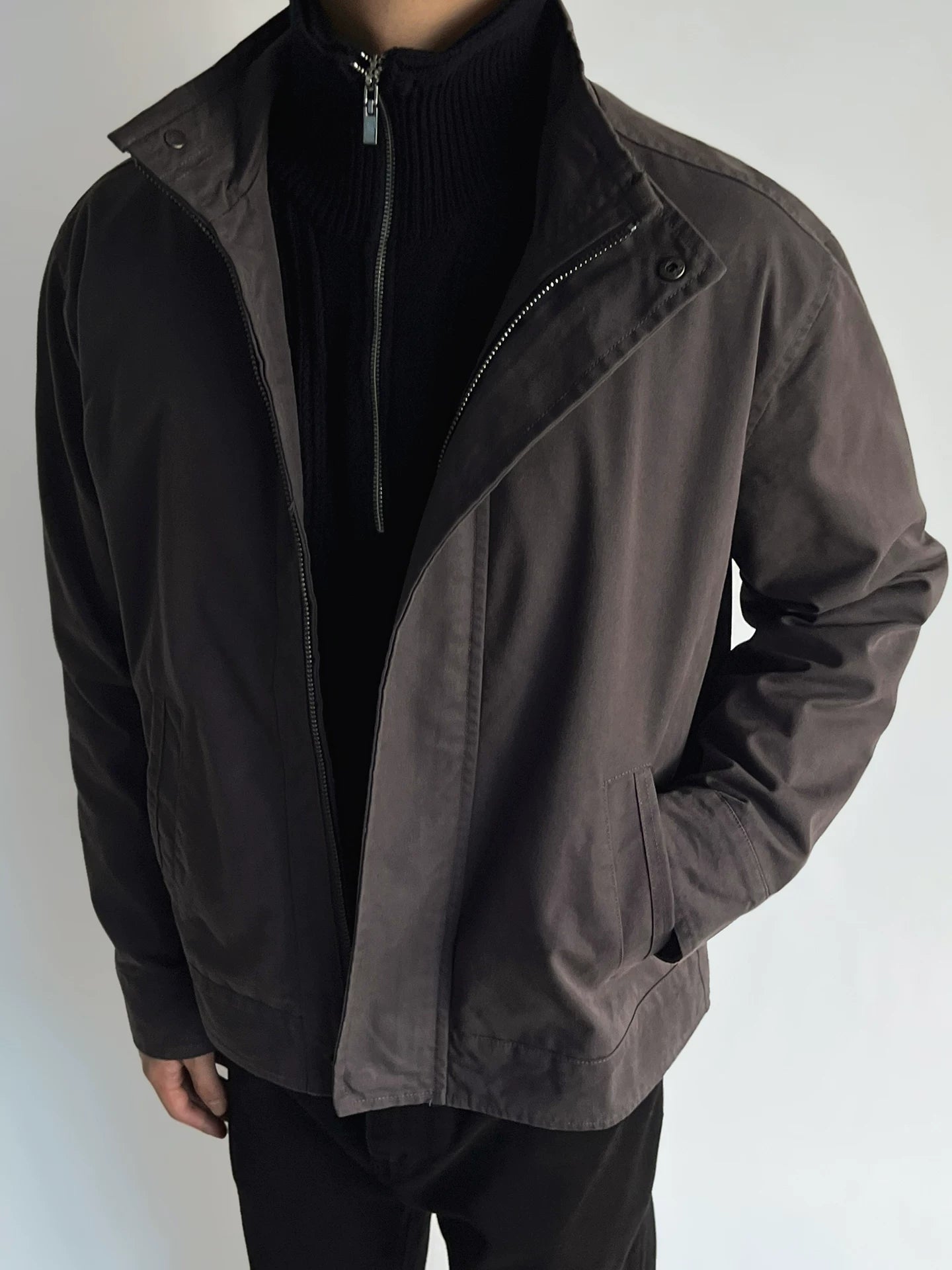 Slatefold Stand Collar Jacket