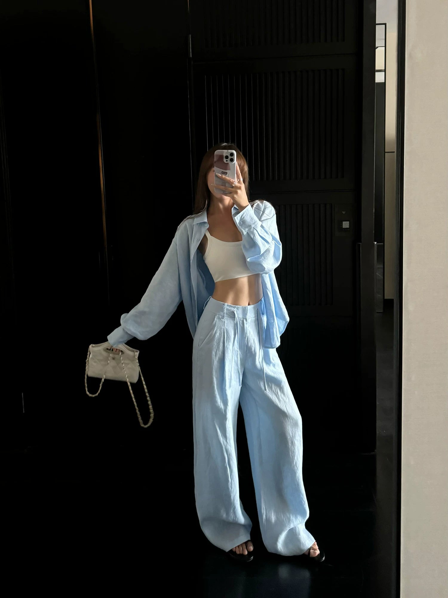 Harbor Breeze Oversized Linen Shirt